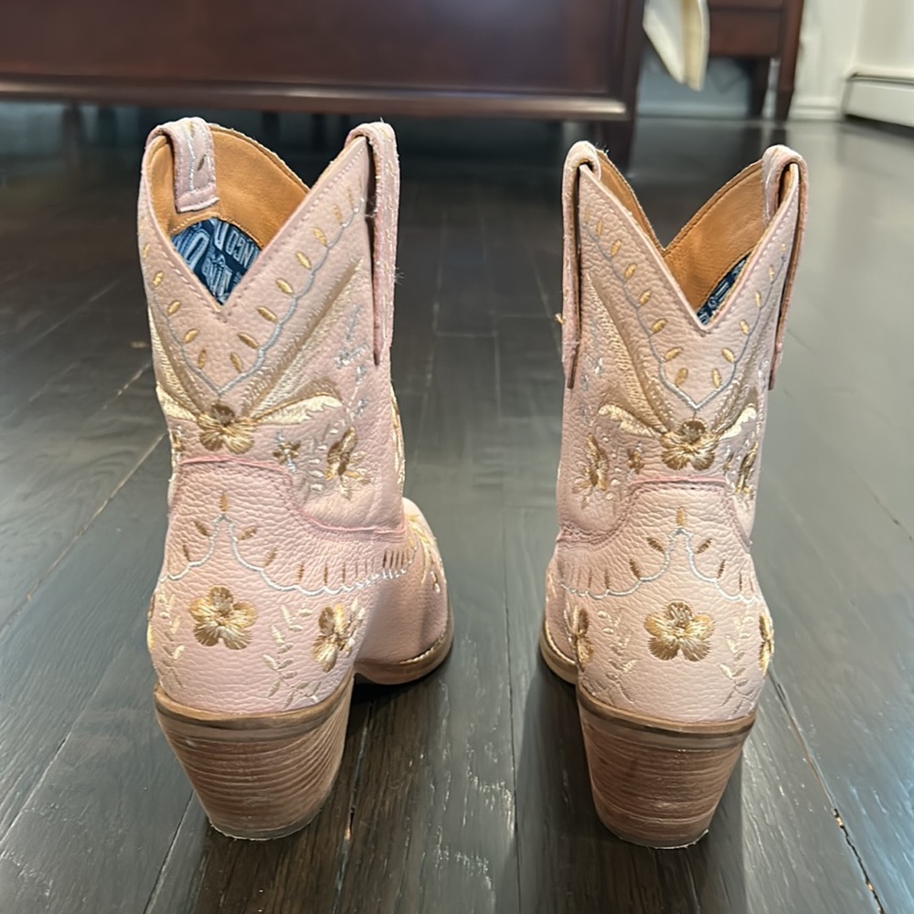 Dingo Primrose leather Cowboy Boots size 7.5 US - Picture 5 of 12